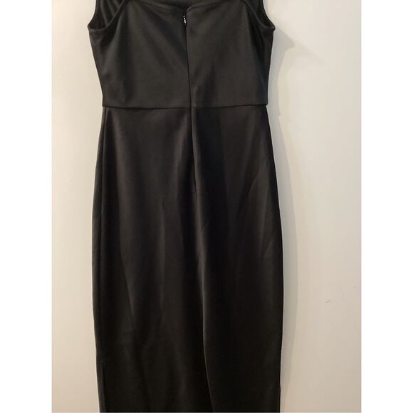 Sachin & Babi serena black satin cowl neck midi slip dress‎ - Picture 11 of 14